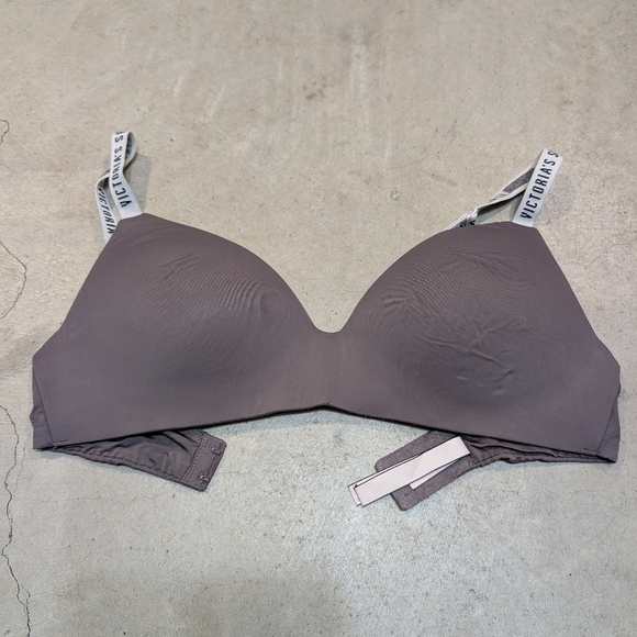 Victoria's Secret Bra 34D/D75 Gray Clasp - Picture 1 of 5